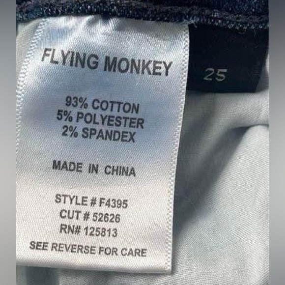 Flying Monkey Jeans (Style #4395)

Size 25

Worn and washed once - Picture 5 of 5